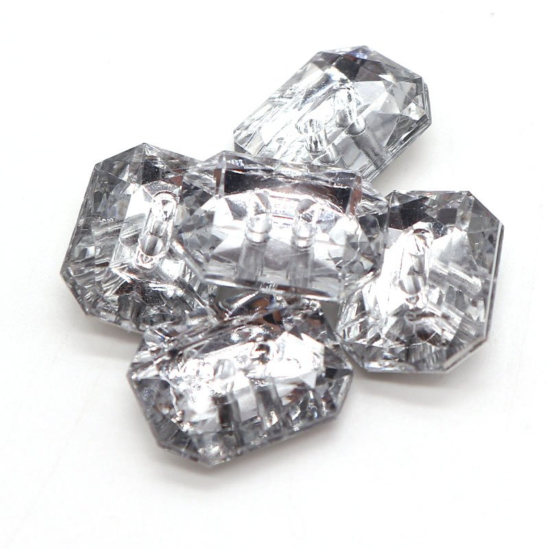 Designer custom rhinestone crystal button Garment accessories round crystal resin button for dresses