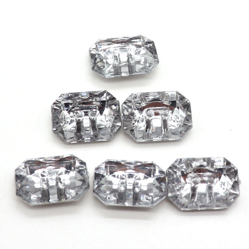 Designer custom rhinestone crystal button Garment accessories round crystal resin button for dresses