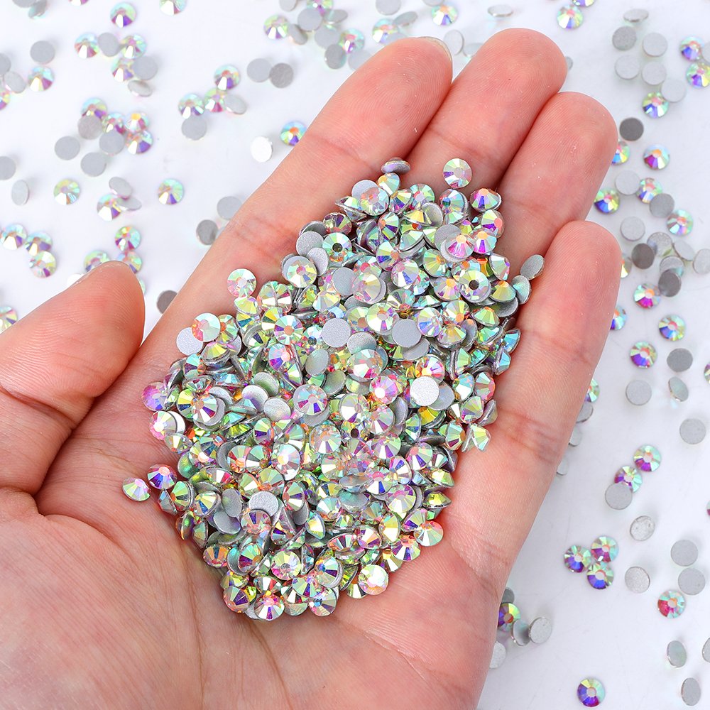 Flatback Non Hotfix Crystal Rhinestone Cup Nail Decoration 10ss Gem High Quality Sparkly Round Rhinestones