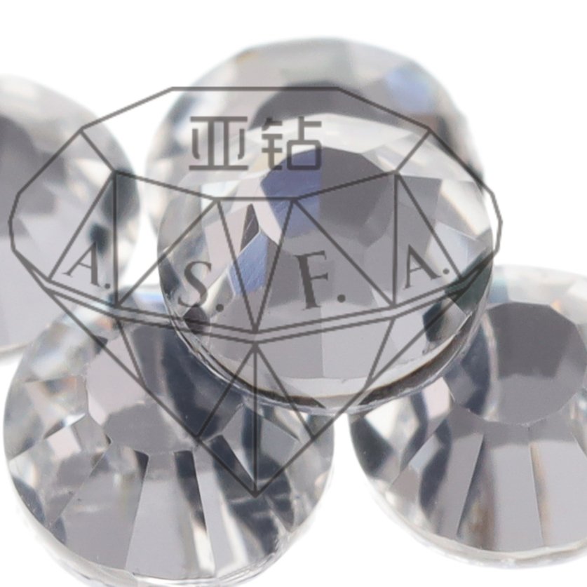 ASFA101 C Grade Bling Nail Rhinestones Fashion Custom Design Factory Directly Selling Clear Rhinestones Bulk Transparent Rhines