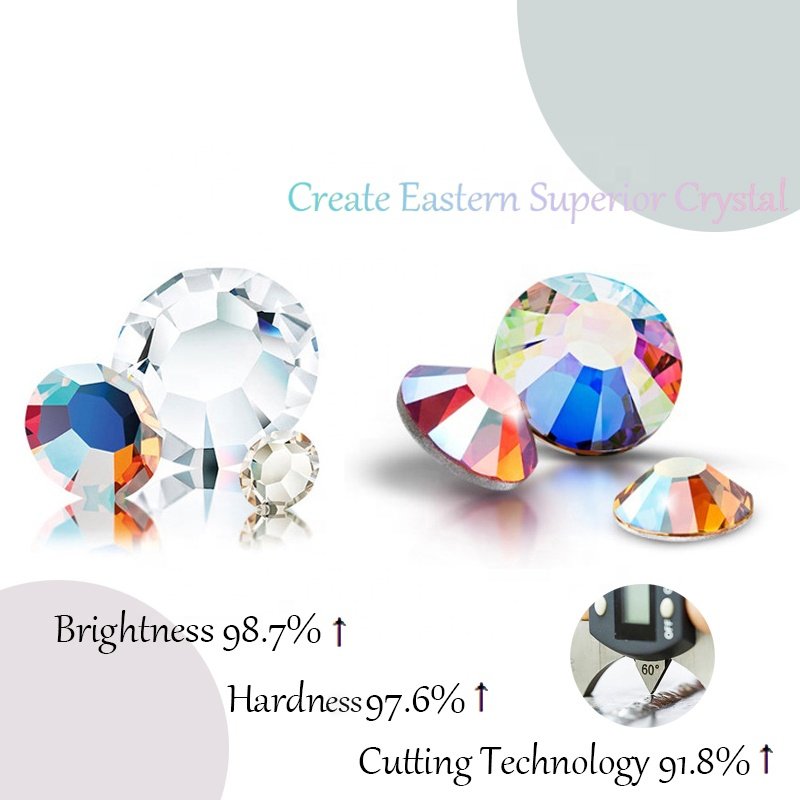CARLOW Good Quality SS4 SS6 SS16 Sliver Back Smoked Topaz Rhinestone Flat Back Non Hot Fix Glass Rhinestone For Nail Art DIY
