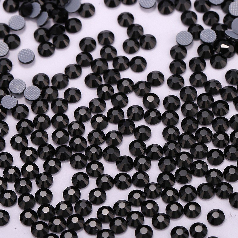 14400PCS Hot Fix Crystal Rhinestone SS10 Bulk Flat Back 12 Cut Facets Glass Rhinestones For Garment Dress