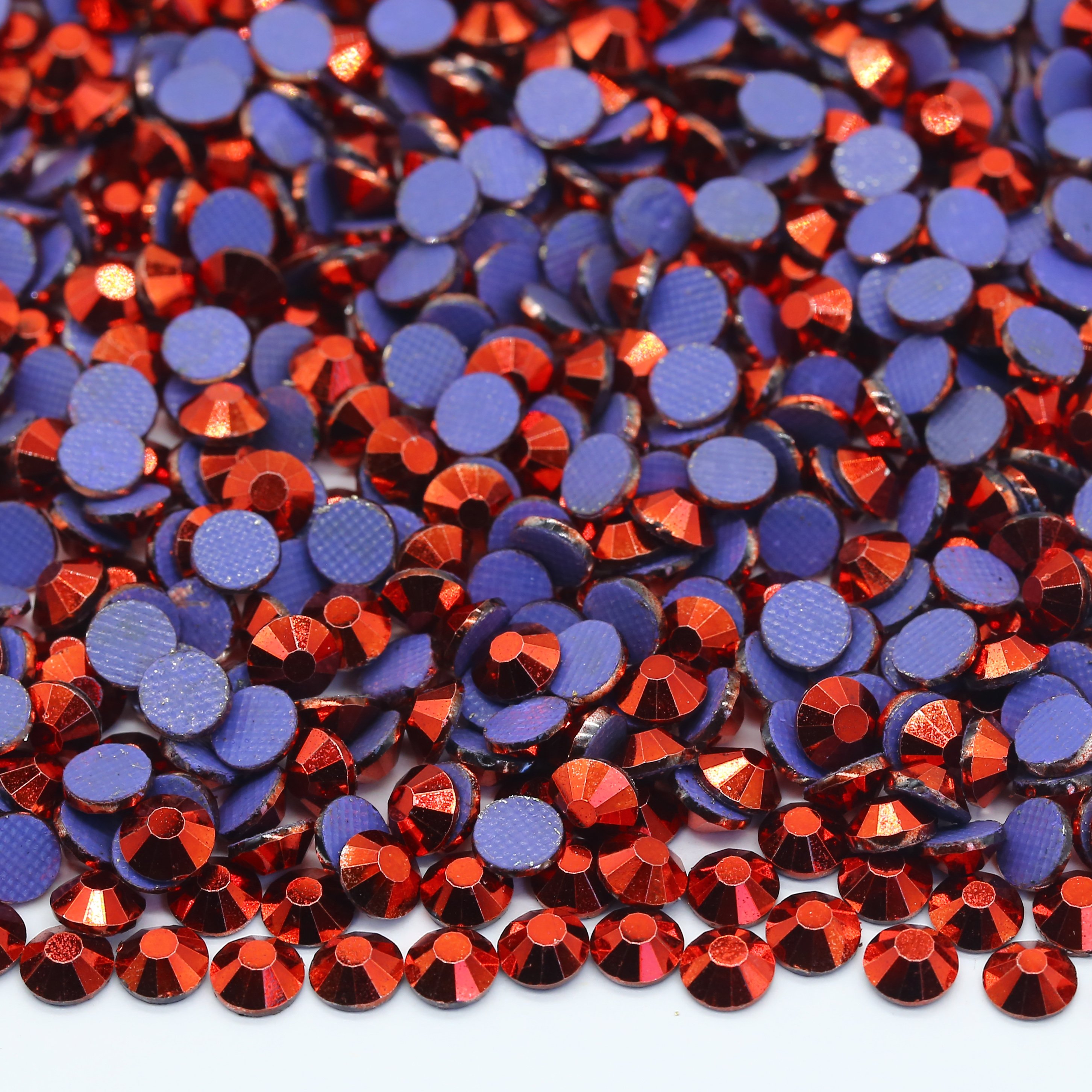 New Metallic Color Hotfix Glass Rhinestone 1440Pcs Iron on Flatback Rhinestones for Dance Costumes Clothing