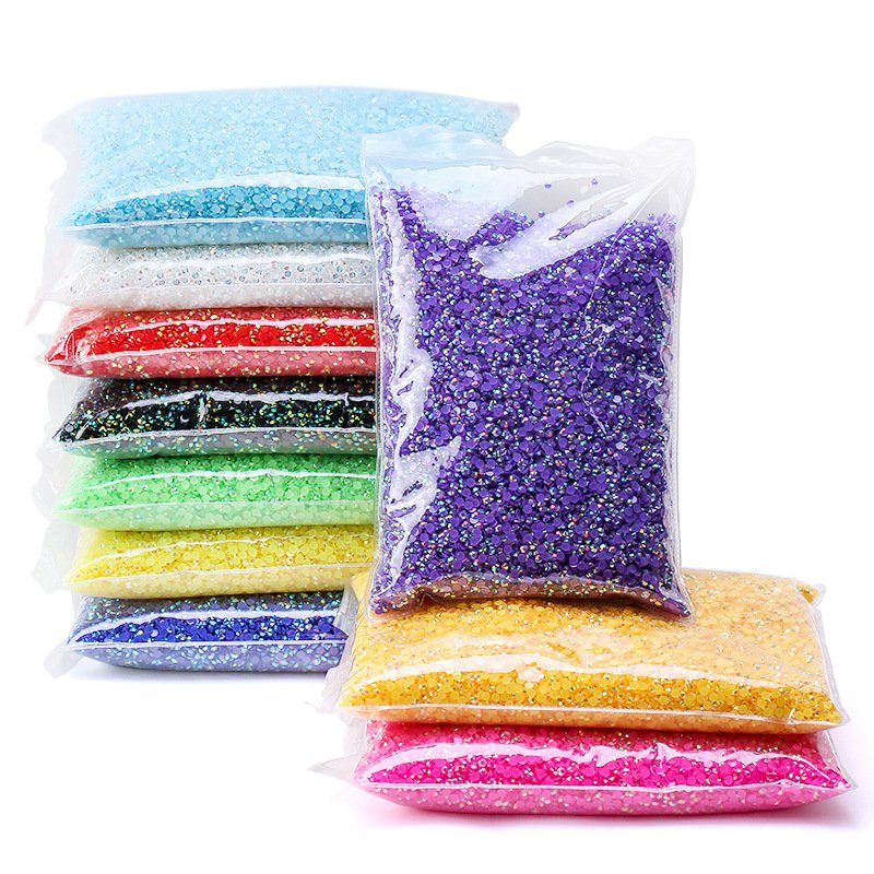 SS6-SS30 Wholesale Resin Rhinestones Non Hotfix Accessories Flat Back Round Shiny Crystal Nail Art Jelly Colors