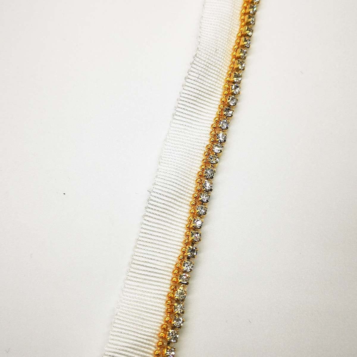 NEW webbing with rhinestones chain lace trims claw rhinestone beaded for headdress bags DIY clothing accessories