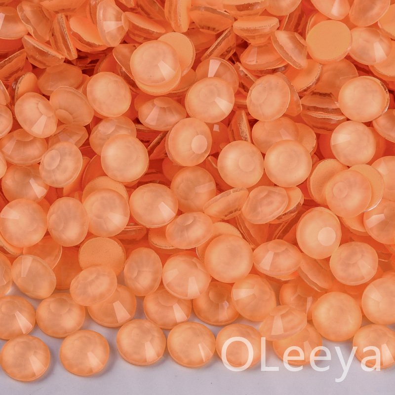Oleeya Bulk Rhinestone SS6-SS30 Macaron Crystal Luminous Glow In The Dark Flatback Non Hotfix Strass For Nails