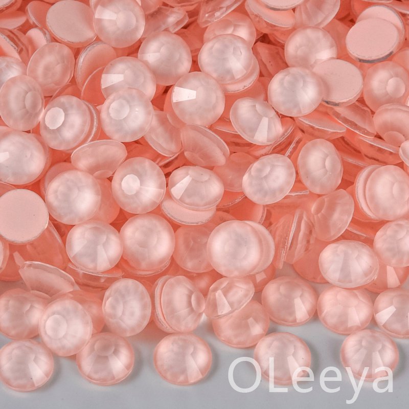 Oleeya Bulk Rhinestone SS6-SS30 Macaron Crystal Luminous Glow In The Dark Flatback Non Hotfix Strass For Nails