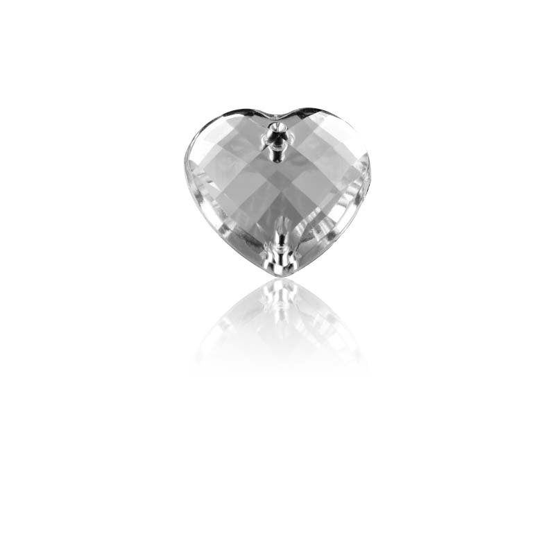 Custom Mini Pcs Crystal Rhinestones Ab Crystals Heart Glass Rhinestone For Diy Crafts Jewelry Making,8-18mm,White/Black
