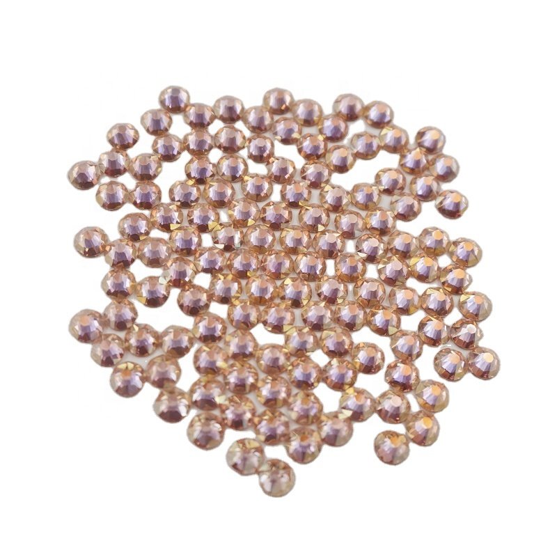 Best quality factory wholesale flatback crystal rhinestones glitter stones non hot fix glass rhinestones for cup decoration