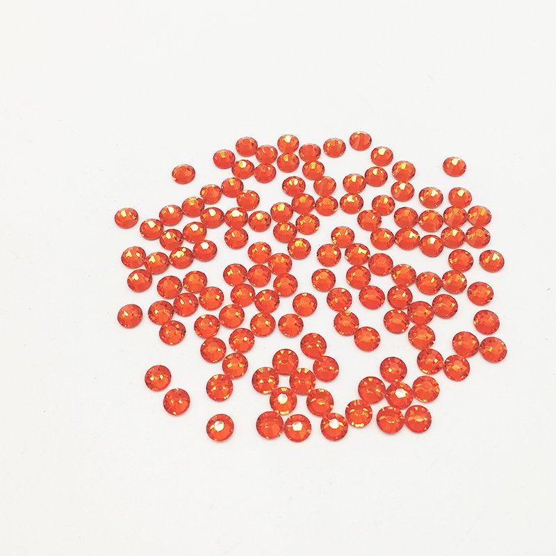 Bulk Nail glass crystal flatback round rhinestone sticking nails art rhinestones