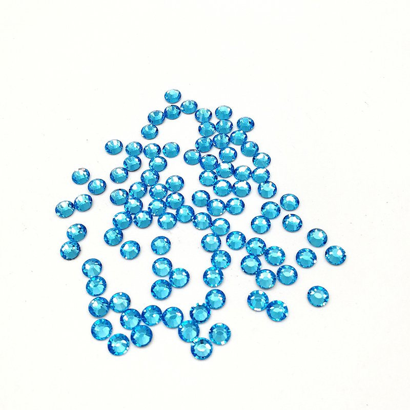 Bulk Nail glass crystal flatback round rhinestone sticking nails art rhinestones