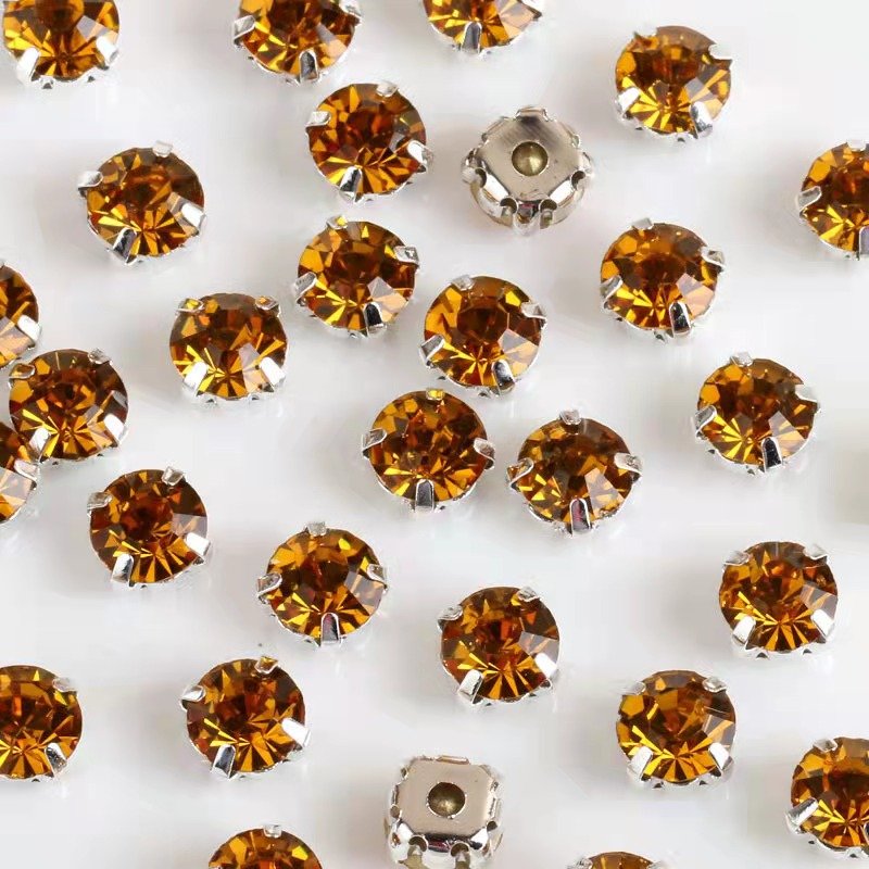 Sew On Rhinestone With Claw Setting Crystal Glass Stones For Clothes Decoration Accessories