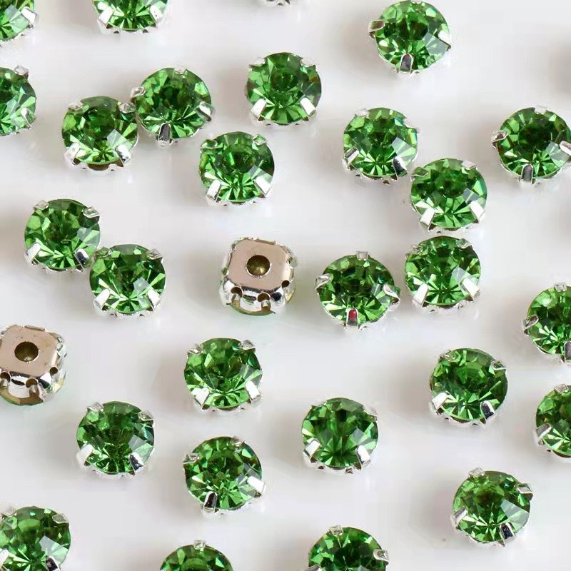 Sew On Rhinestone With Claw Setting Crystal Glass Stones For Clothes Decoration Accessories