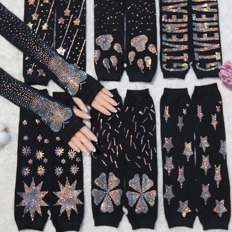 Factory Direct Sale Korean Heat Transfer Rhinestone Hot Fix Motif Designs For Fabric