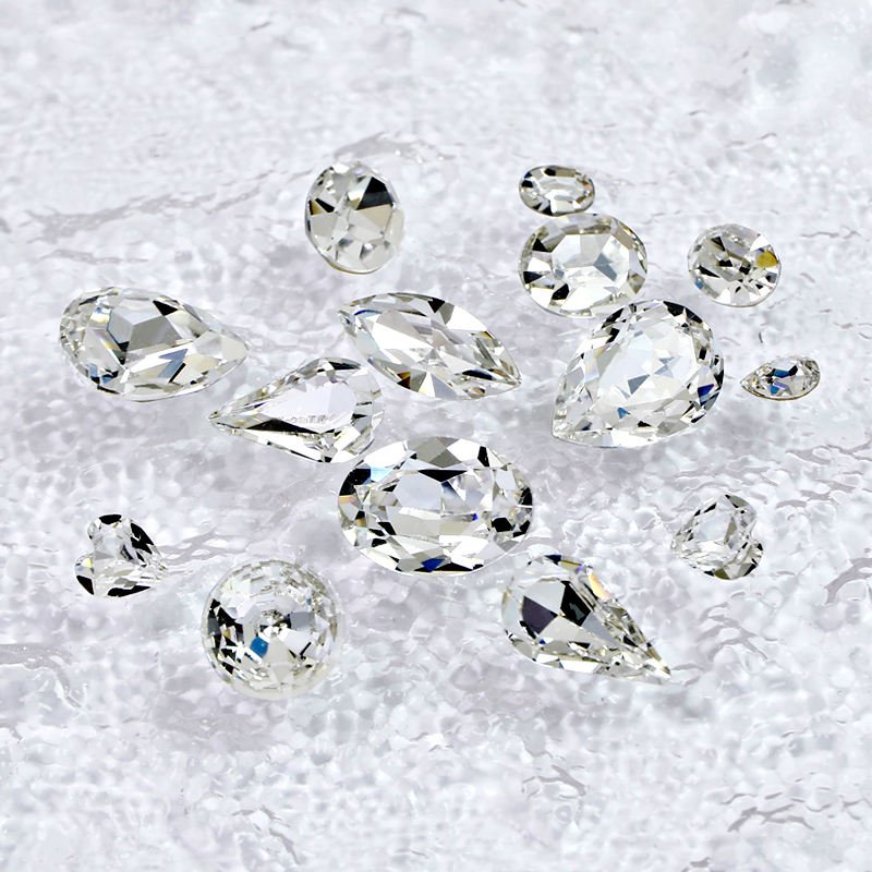 Dongzhou Crystal Fancy Stone K9 Glass rhinestones Wholesale Oval Rivoli Chaton Cushion Crystal Beads For Jewelry Diy Accessories