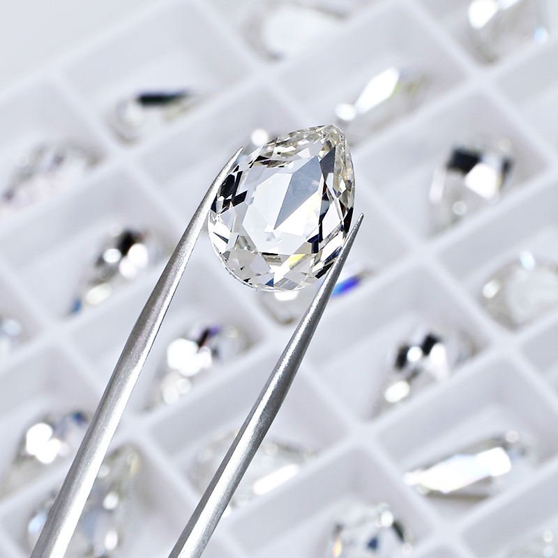 Dongzhou Crystal Fancy Stone K9 Glass rhinestones Wholesale Oval Rivoli Chaton Cushion Crystal Beads For Jewelry Diy Accessories