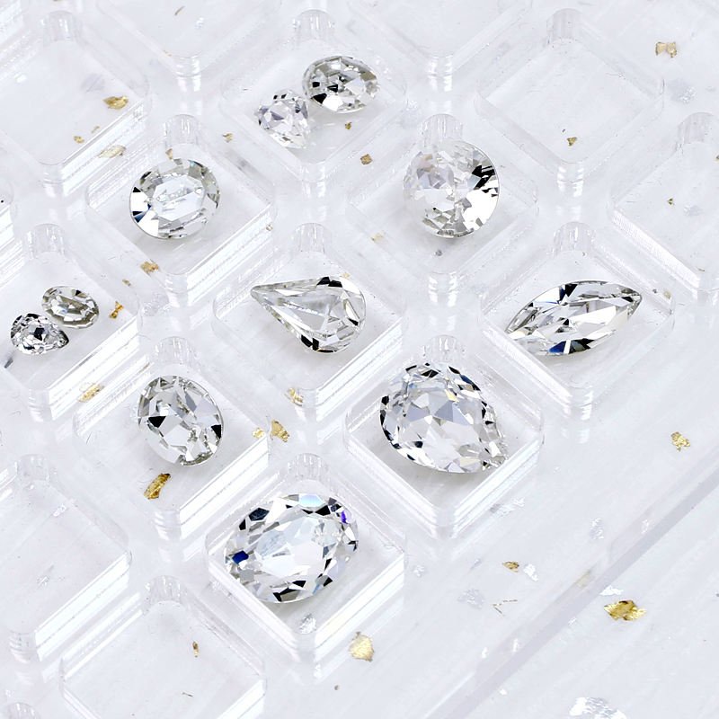 Dongzhou Crystal Fancy Stone K9 Glass rhinestones Wholesale Oval Rivoli Chaton Cushion Crystal Beads For Jewelry Diy Accessories