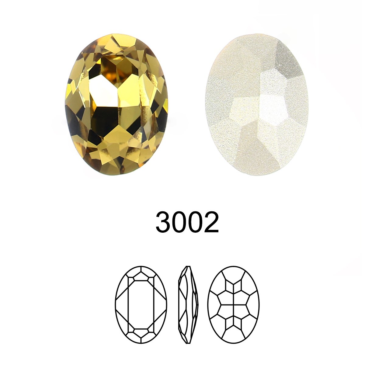 wholesale Oval fancy stone dongzhou high quality K9 glass rhinestones lead-free crystal beads for jewelry diy accessories