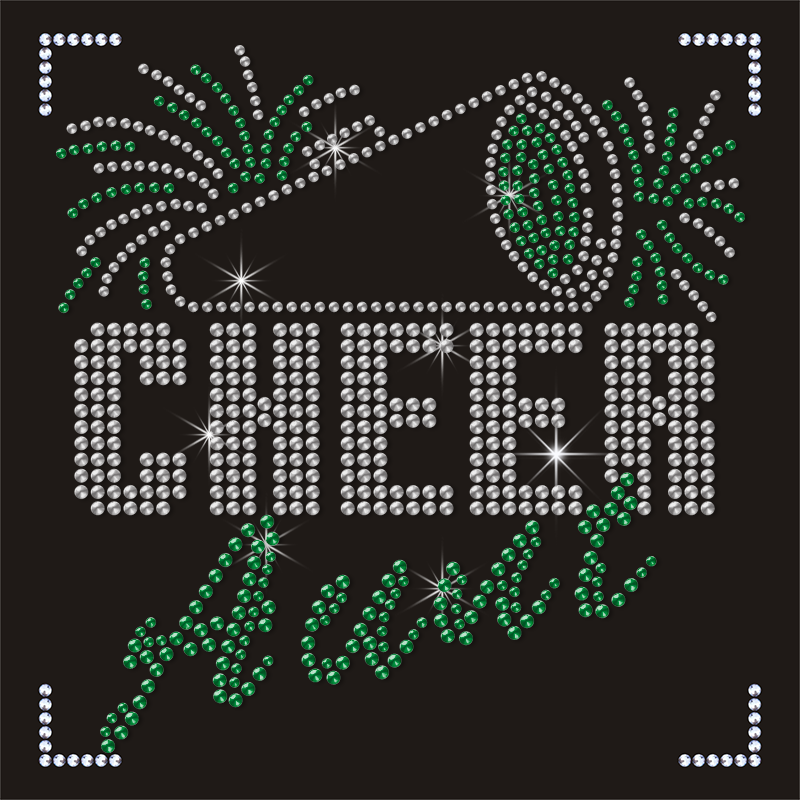 Custom Dallas Cowboys Cheer Rhinestone Transfer Famu Bling Clothing Accessories Patches Rhinestone Transfers