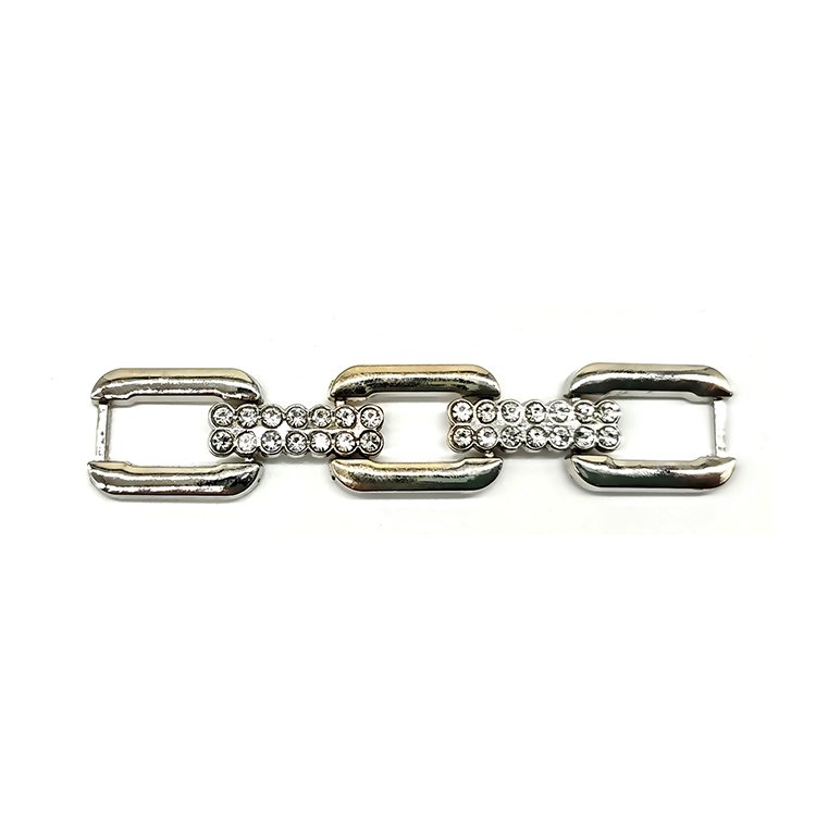 Wholesale New Designer Metal Luxury Rhinestone Decorative Shoes Buckles Low Price Sandals Buckle Bag Link Buckles For Women
