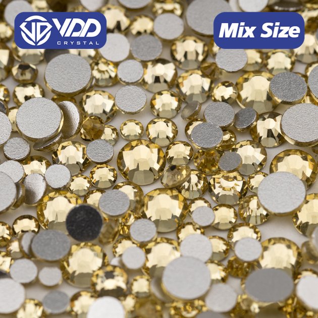 VDD 004 Jonquil Mix Size SS6-SS20 High Quality Glass Rhinestones Crystal Flatback Stones For Nail Art DIY Crafts Decorations