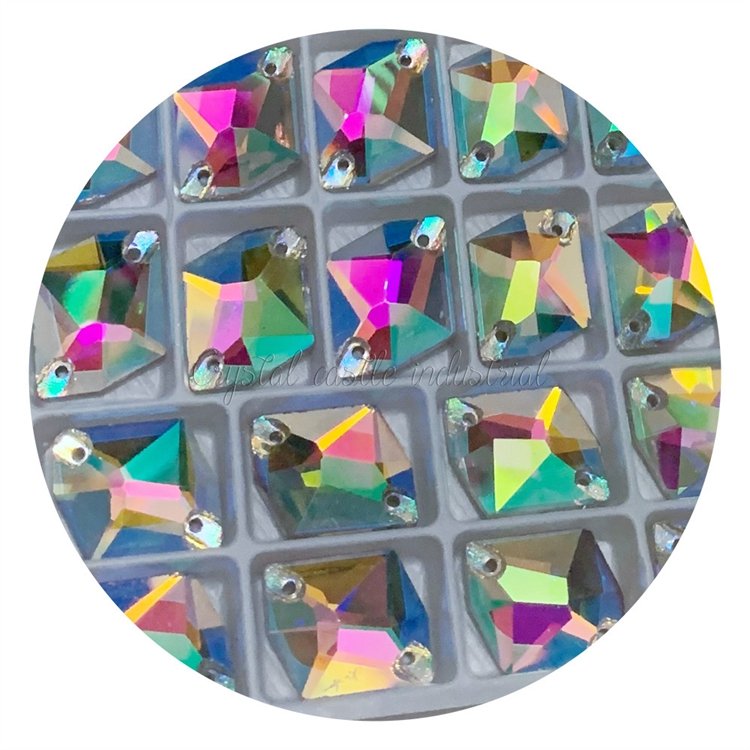 Factory Price Hot Selling Crystal AB Cosmic Sewing Flat Back Glass Rhinestones for Garment Accessories