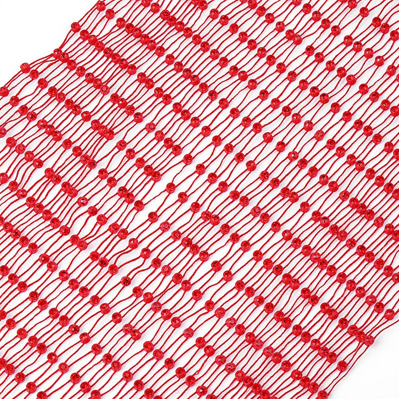 Plastic Rhinestone Mesh Fabric Wholesale Stretch Rhinestone Trim Crystal Opp Bag Stone for Shoes Custom Size Nail Rhinestones