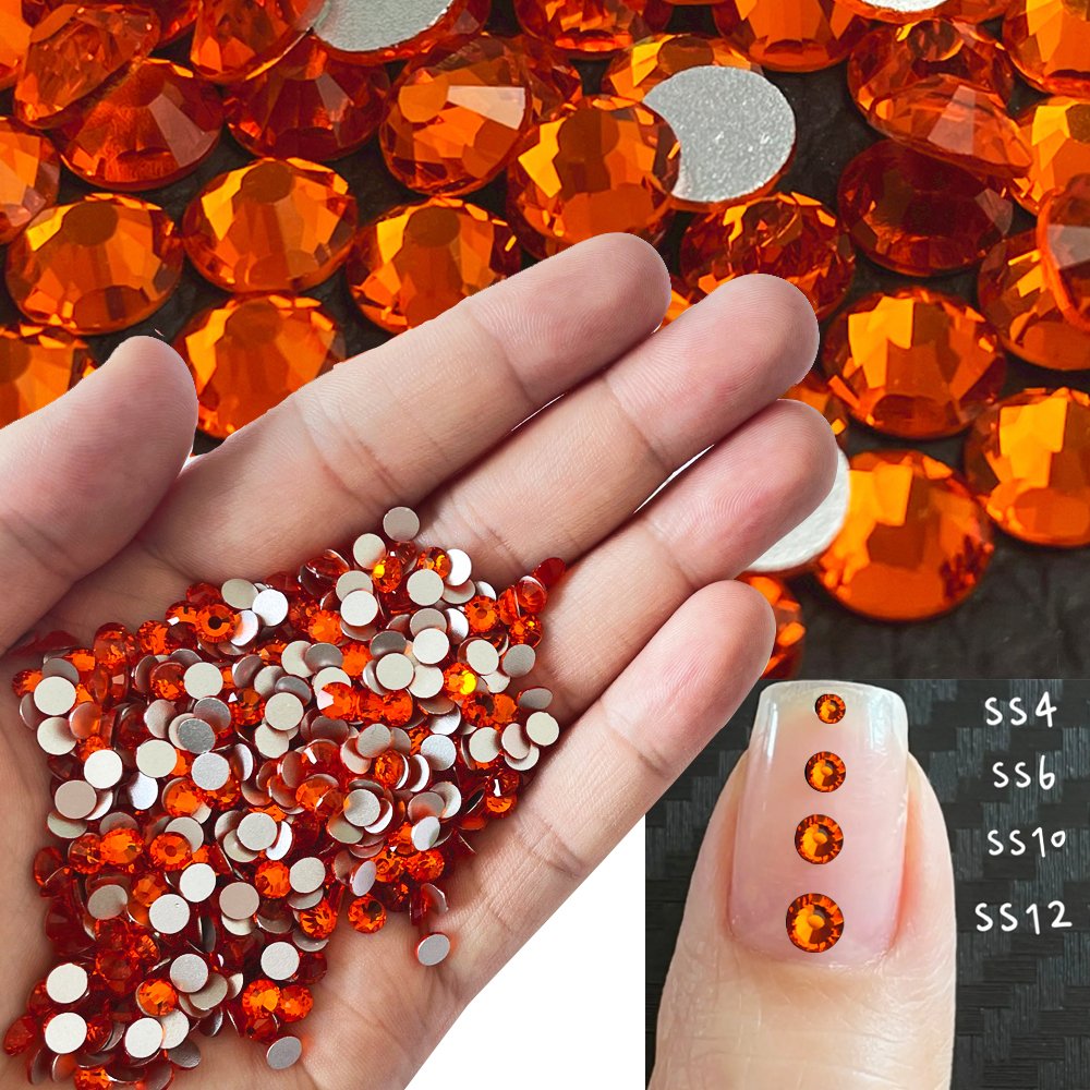 Yantuo Supplier ss3-ss20 high quality Non Hot Fix Nail Art Rhinestones Glass Strass wholesale glass Rhinestones Loose