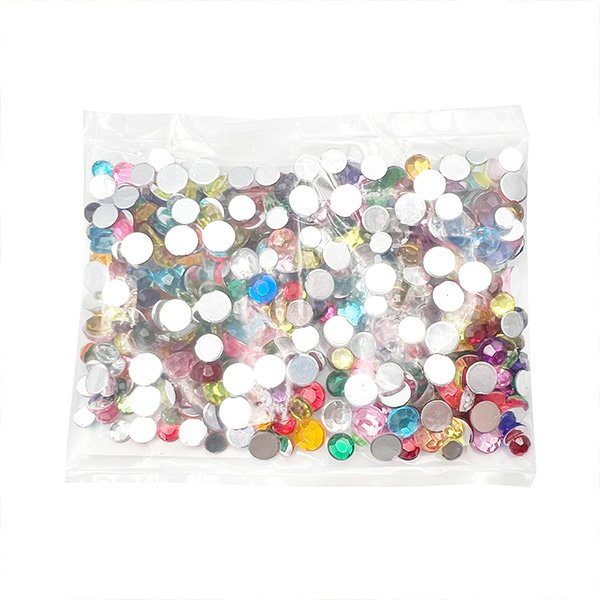 375pcs Round Shaped Gemstones Rhinestones