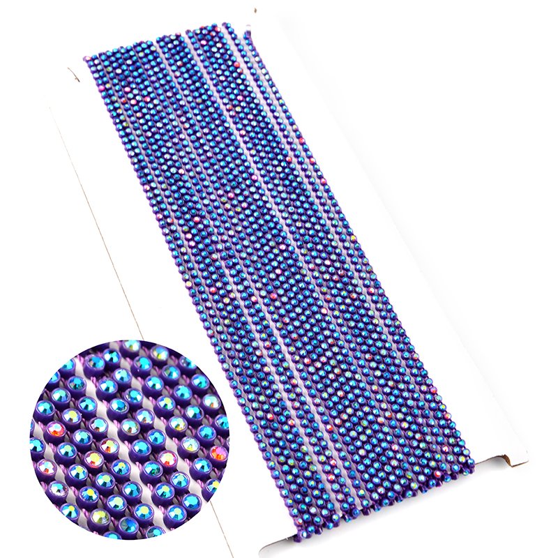 Plastic Rhinestone Roll Bulk Rhinestone Banding Crystal Rhinestone Trimming for Shoes