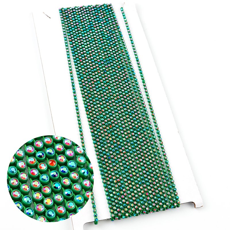 Plastic Rhinestone Roll Bulk Rhinestone Banding Crystal Rhinestone Trimming for Shoes