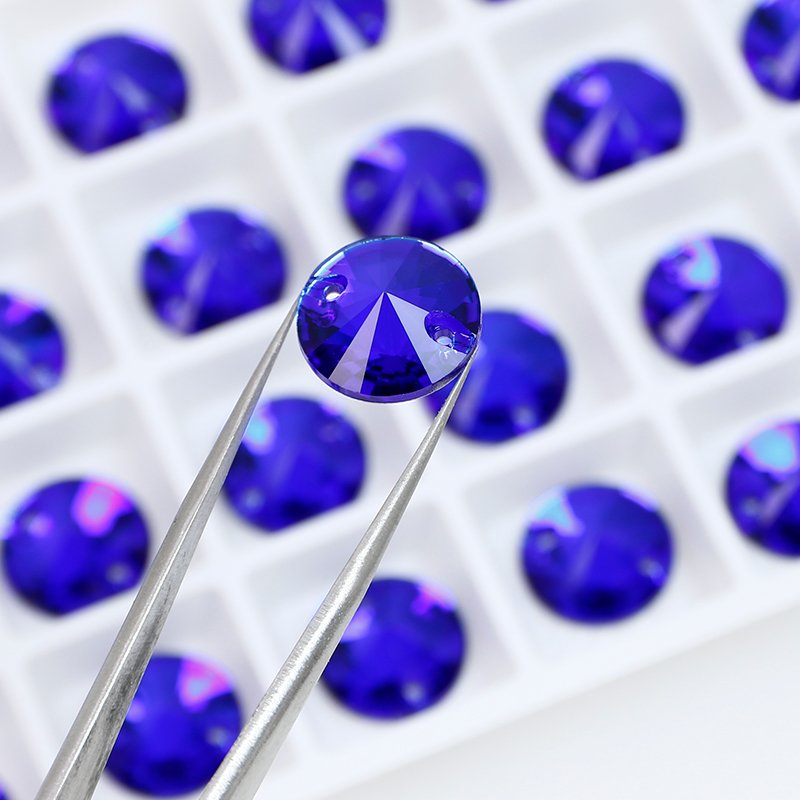Rivoli Cosmic sew-on stones Flatback rhinestones wholesale lead-free crystal stone beads for Garment shoes diy sewing decoration