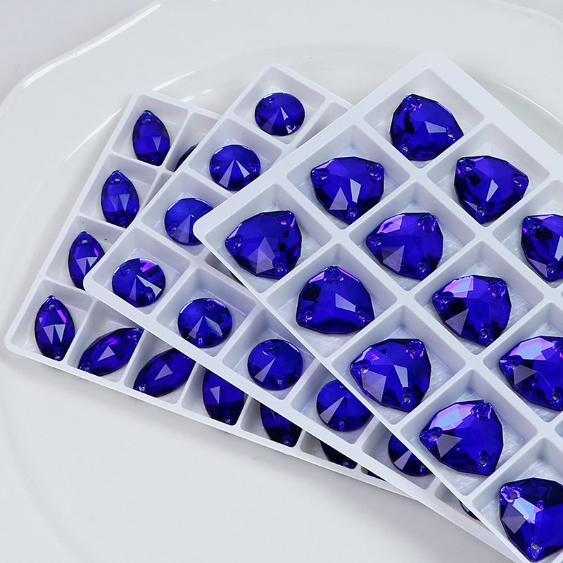 Rivoli Cosmic sew-on stones Flatback rhinestones wholesale lead-free crystal stone beads for Garment shoes diy sewing decoration