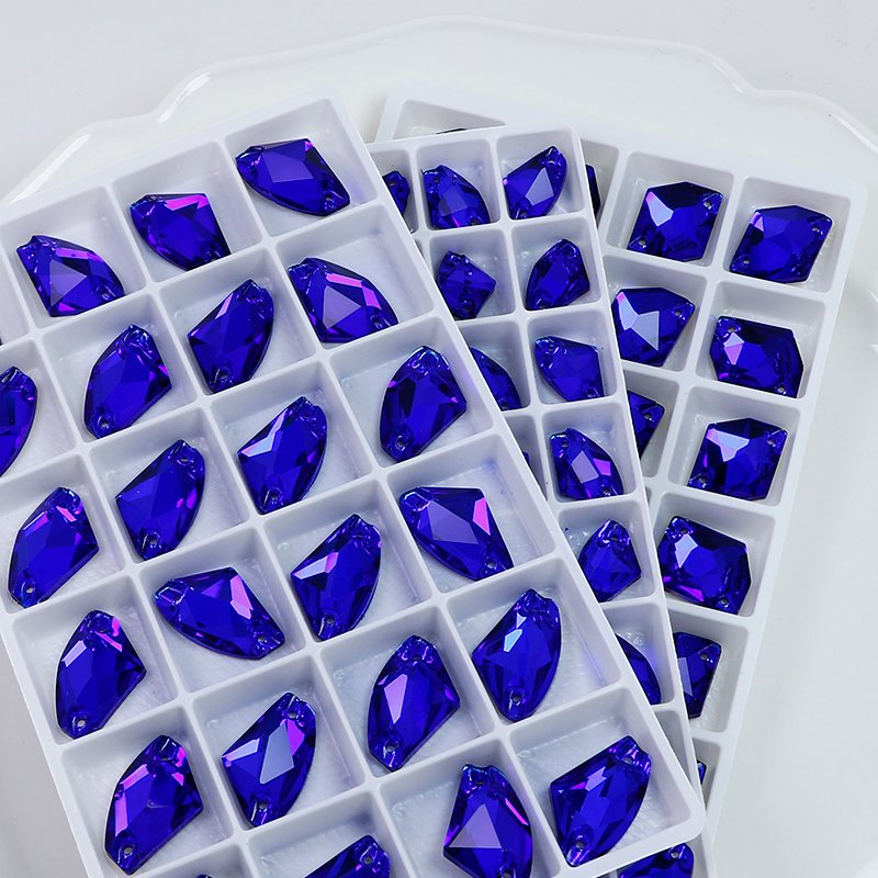 Rivoli Cosmic sew-on stones Flatback rhinestones wholesale lead-free crystal stone beads for Garment shoes diy sewing decoration