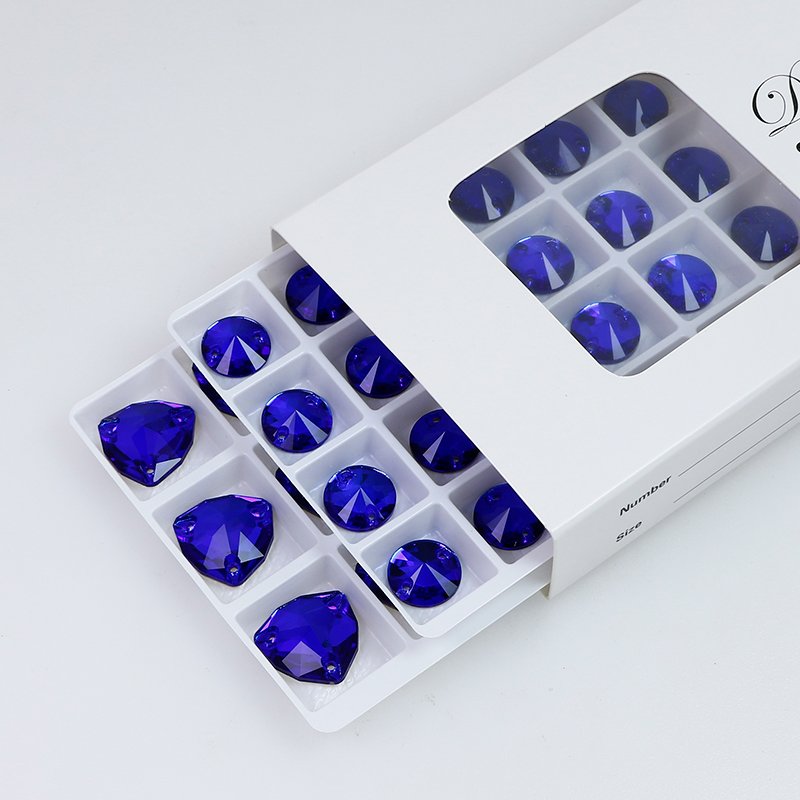 Rivoli Cosmic sew-on stones Flatback rhinestones wholesale lead-free crystal stone beads for Garment shoes diy sewing decoration