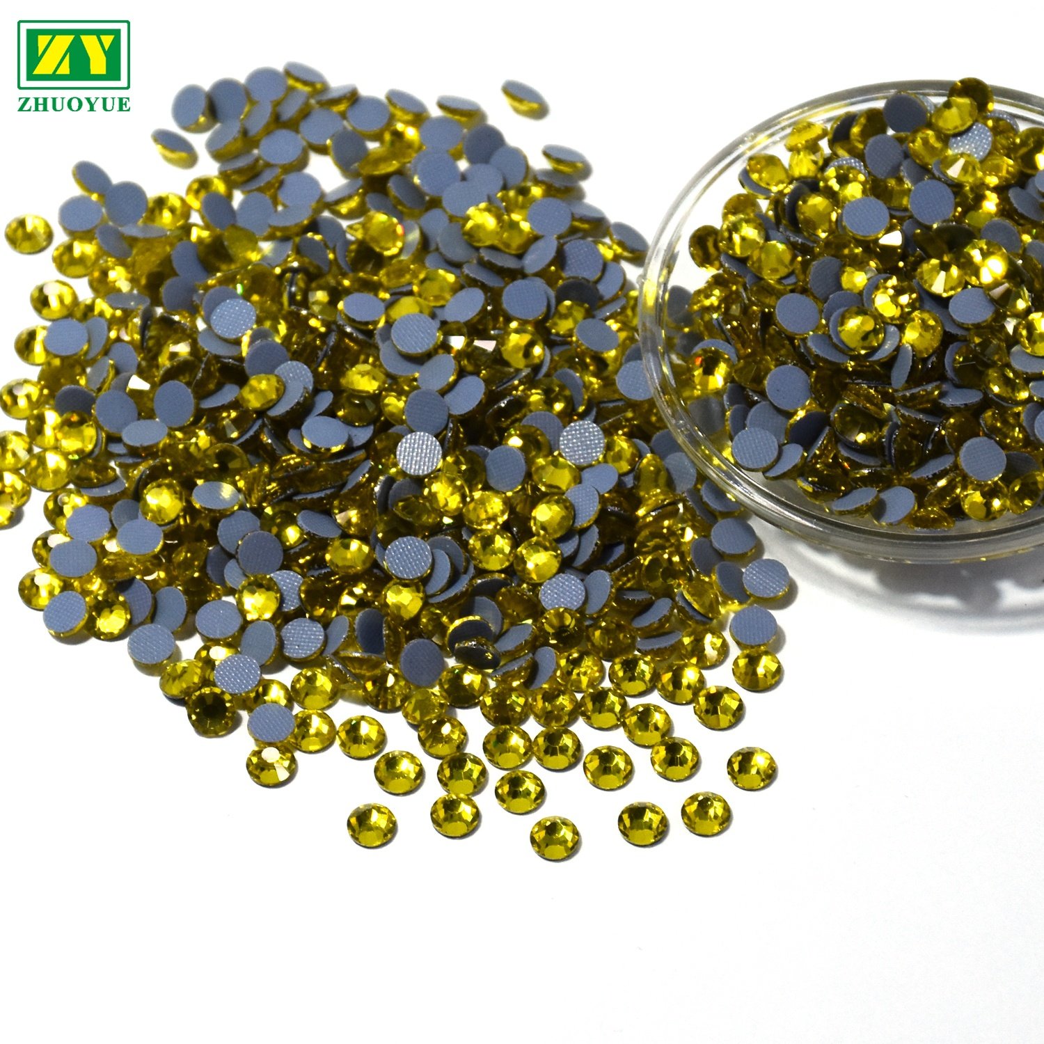 Spot Wholesale High Quality MC Flat Bottom Hot Fix Rhinestone For Garment Processing Accessories