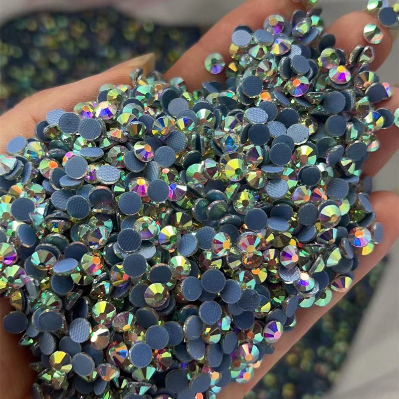 JC crystal SS16 1440 pcs per bag Stock colors glass Rhinestones garment stone hot-fix crystal flat back hot fix rhinestones