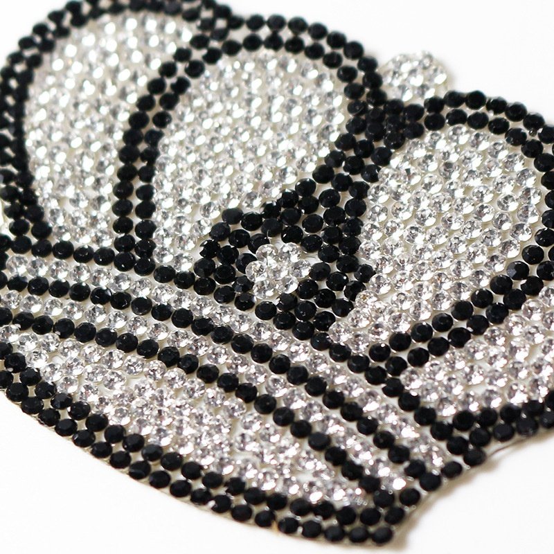 High Quality Custom Design Crown Heat Press Transfer Rhinestone