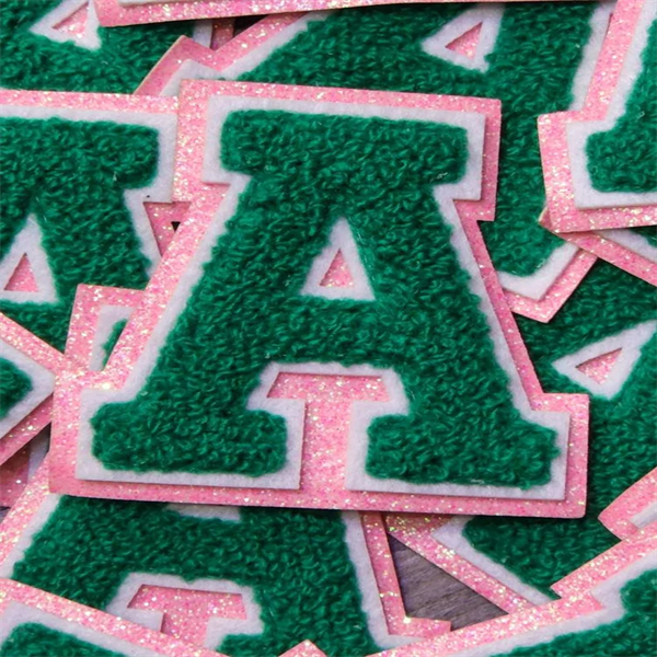 Free sample A letters patch rhinestone applique iron on letters rhinestone patch for hats bags shoes