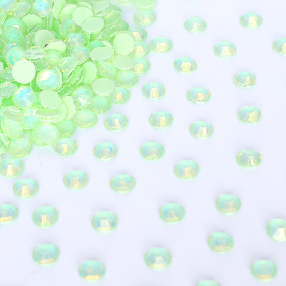 QIYI Hot Sale 3mm 4mm 5mm 6mm Crystal Mocha Opal Clear Non Hotfix Glass Rhinestones Wholesale Trimmings For Nail Art
