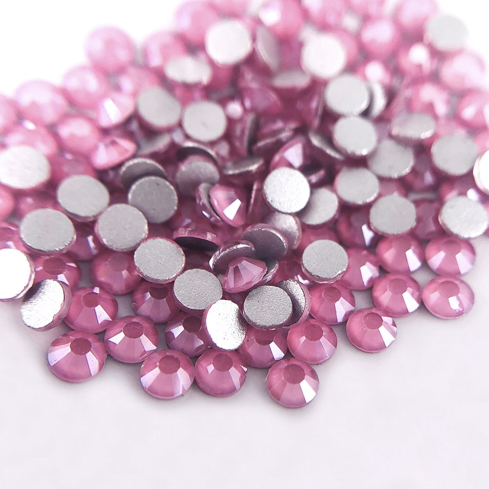 New Design Ss3-ss30 mocha White glass Crystal Stones Non Hotfix Flatback Glass Rhinestones