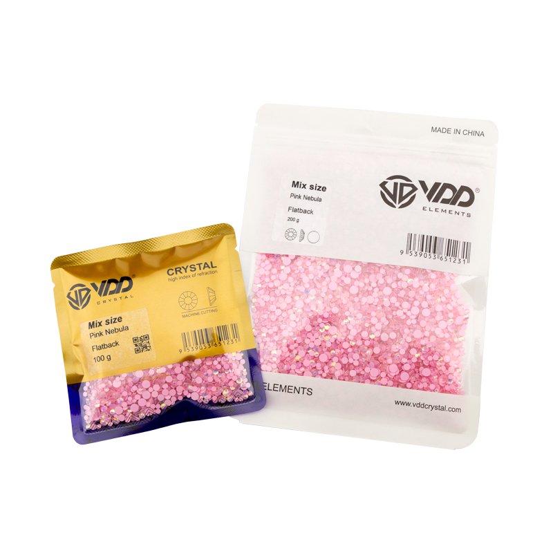 VDD Wholesale New Neon Color Mix Size SS6-SS20 Glass Rhinestones Crystal High Quality Flatback Stones DIY Nail Art Decorations