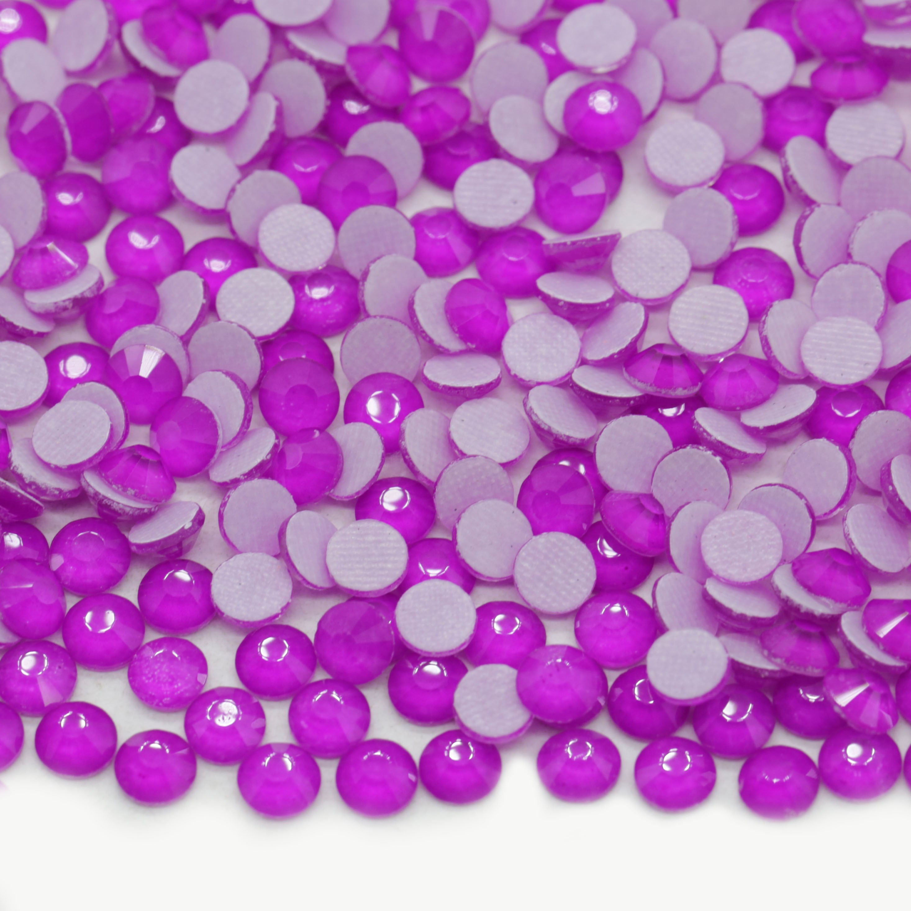 Xulin Neon Lt.Amethyst Color Hotfix Rhinestone SS16 SS20 S330 Glass Flatback Iron On Rhinestones