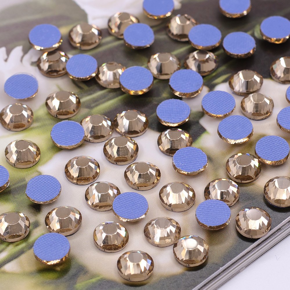 JC Crystal wholesale SS10 Glass Hot-fix Flatback Rhinestones Bulk , 1440pcs Crystal Hotfix Flatback Rhinestones for Garment