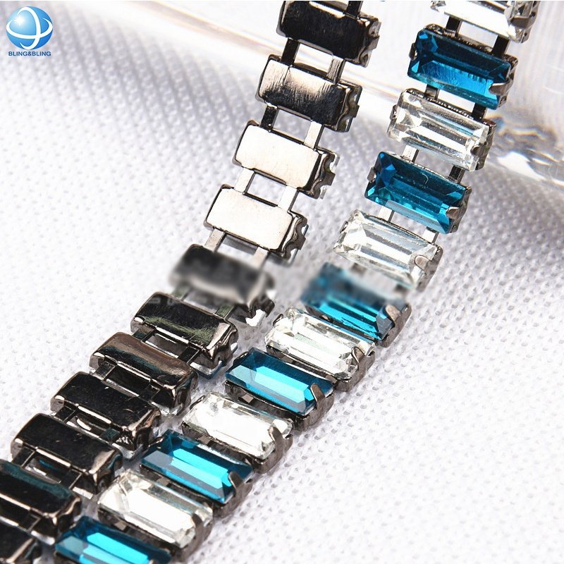 Factory high quality DIY Crystal Rhinestone Cup Chain for clothing hats bracelet