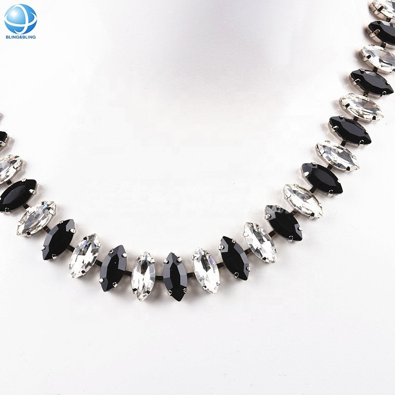 Factory high quality DIY Crystal Rhinestone Cup Chain for clothing hats bracelet