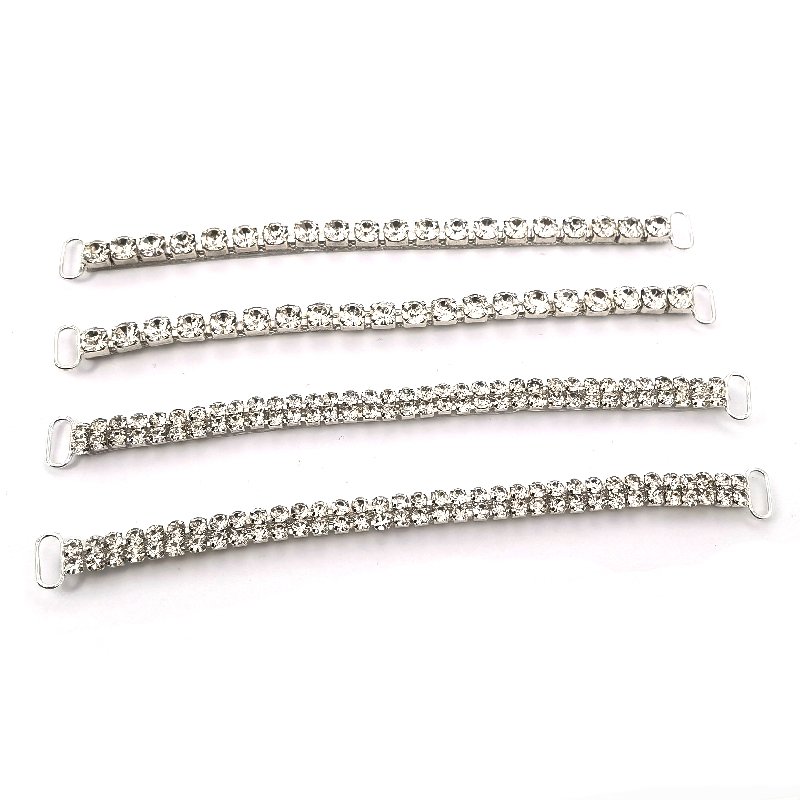 Sexy Bikini Swimwear 2024 Women Crystal Rhinestone Bikini Connectors for Garment Accessories