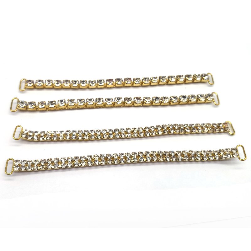 Sexy Bikini Swimwear 2024 Women Crystal Rhinestone Bikini Connectors for Garment Accessories