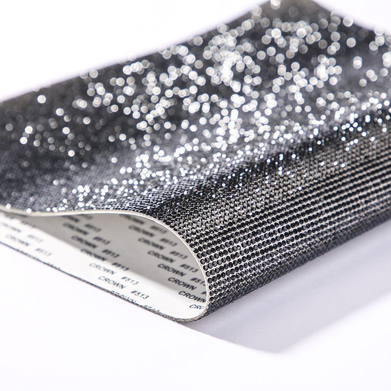 Yantuo Wholesale 24*40cm Adhesive Glass Transfer Crystal Stone Mesh Sheets Trimming Hot Fix Netting Rhinestone Sheet