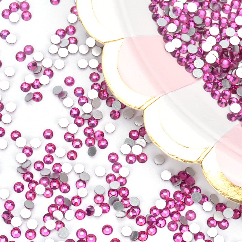 Glitter Crystal AB Rhinestones Non Hot Fix Glue On FlatBack Garment Nail Art Rhinestones Decorations